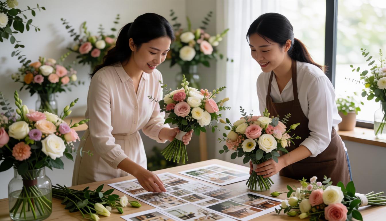Event flowers with a unified look
